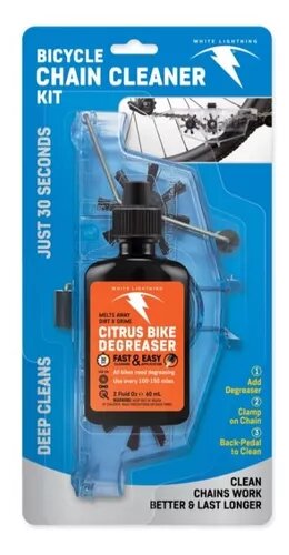 Kit Chain Cleaner 60ml White Lightning( Desesengrasante)